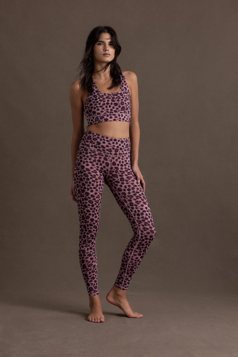 Racerback Bra Leo Rose | Hey Honey Yoga & Active Wear