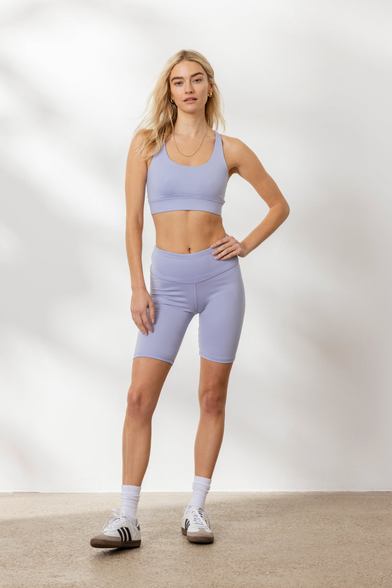 Biker Baby Lavender | Hey Honey Yoga & Active Wear