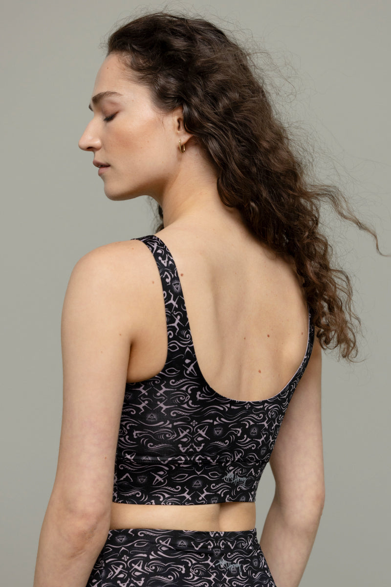 Bustier Samadhi Black | Hey Honey Yoga & Active Wear