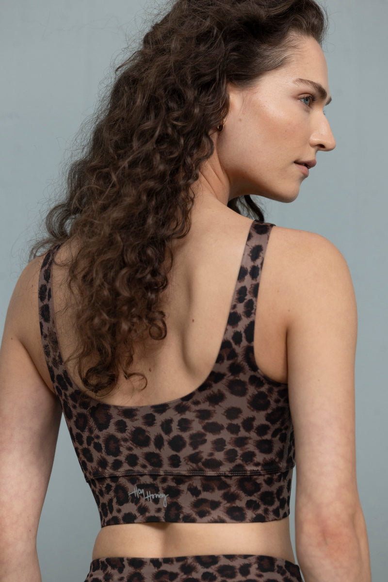 Bustier Leo Cocoa | Hey Honey Yoga & Active Wear