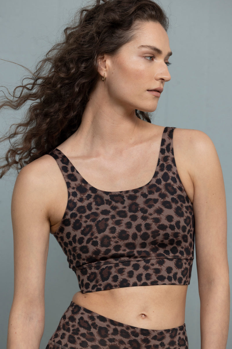 Bustier Leo Cocoa | Hey Honey Yoga & Active Wear