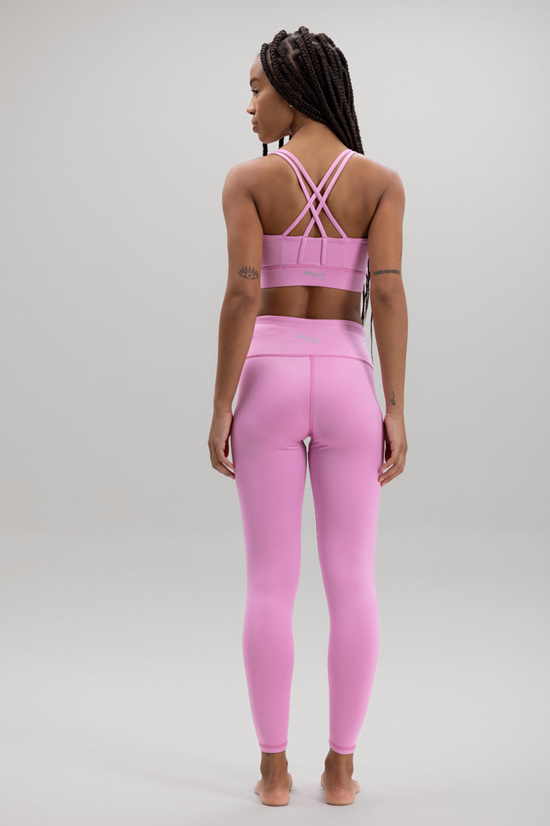 Criss-Cross Bra Rosewood | Hey Honey Yoga & Active Wear
