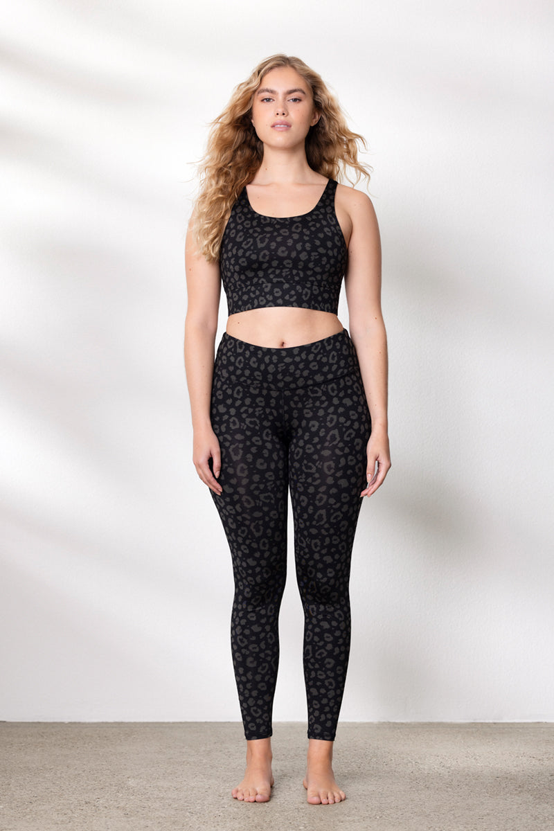 Bustier LEO Black | Hey Honey Yoga & Active Wear