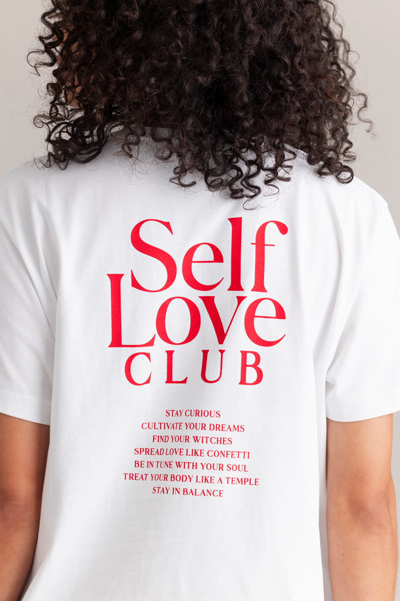 Shirts Self Love White | Hey Honey Yoga & Active Wear