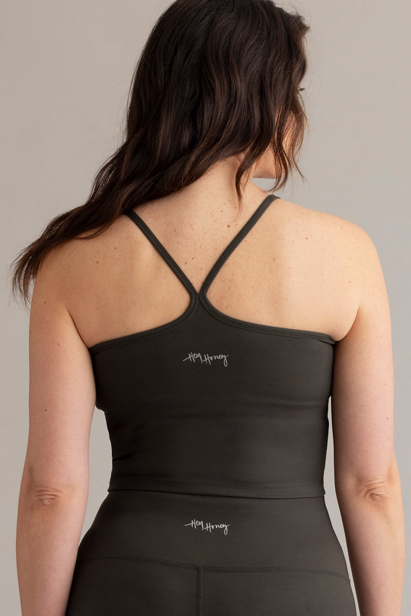 Longline Bustier Always Dressed Forest Night | Hey Honey & Active Wear