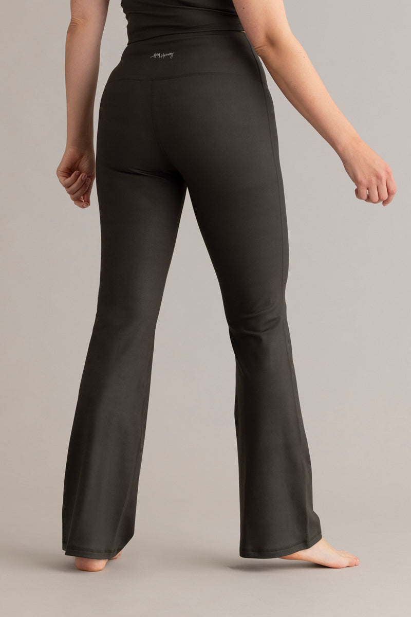 High-Waist Flared Leggings Always Dressed Forest Night | Hey Honey & Active Wear