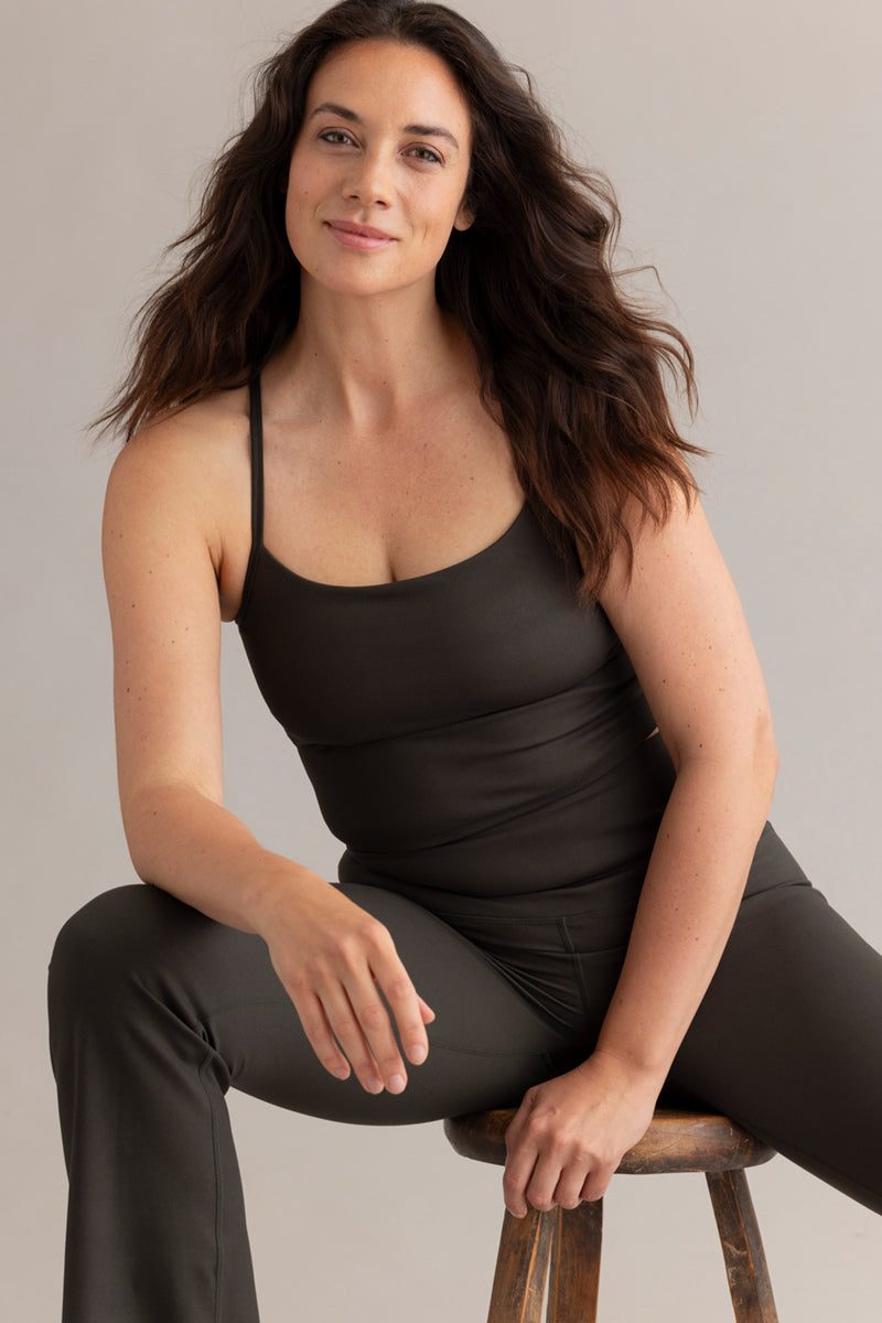 Longline Bustier Always Dressed Forest Night | Hey Honey & Active Wear