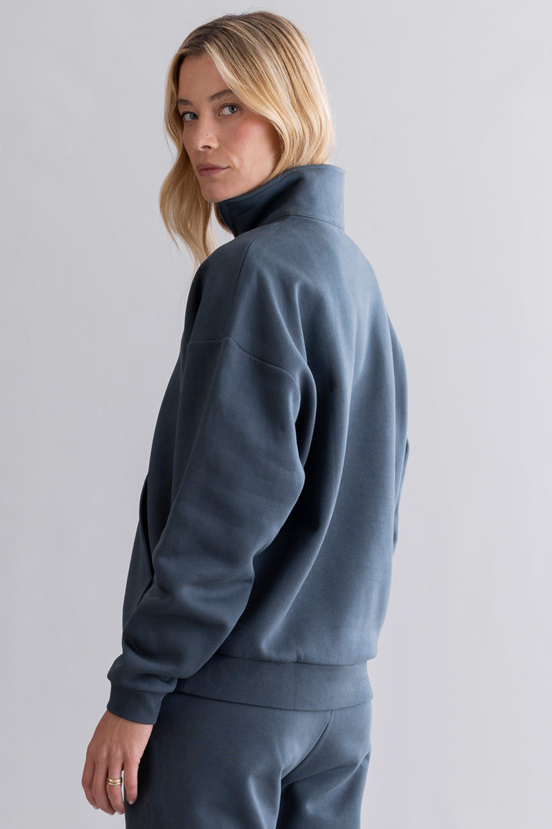 Zip Sweater Le Club Teal | Hey Honey & Active Wear