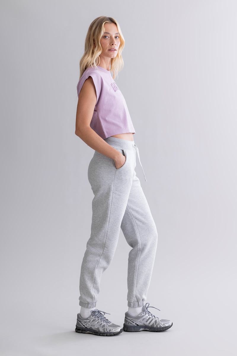 Cropped Shirt Mauve | Hey Honey & Active Wear