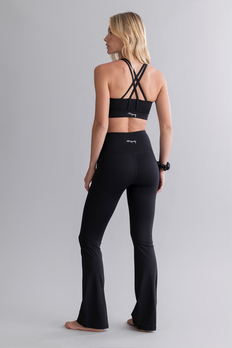 Criss-Cross Bra Cotton Touch Black | Hey Honey & Active Wear