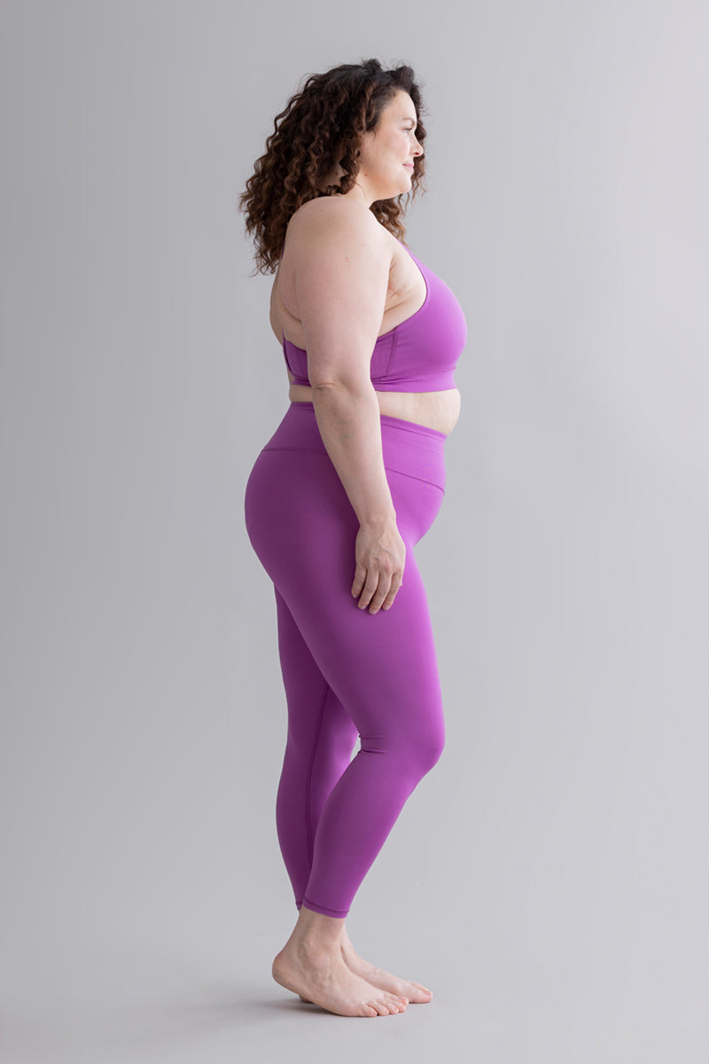Criss-Cross Bra Striking Purple | Hey Honey & Active Wear