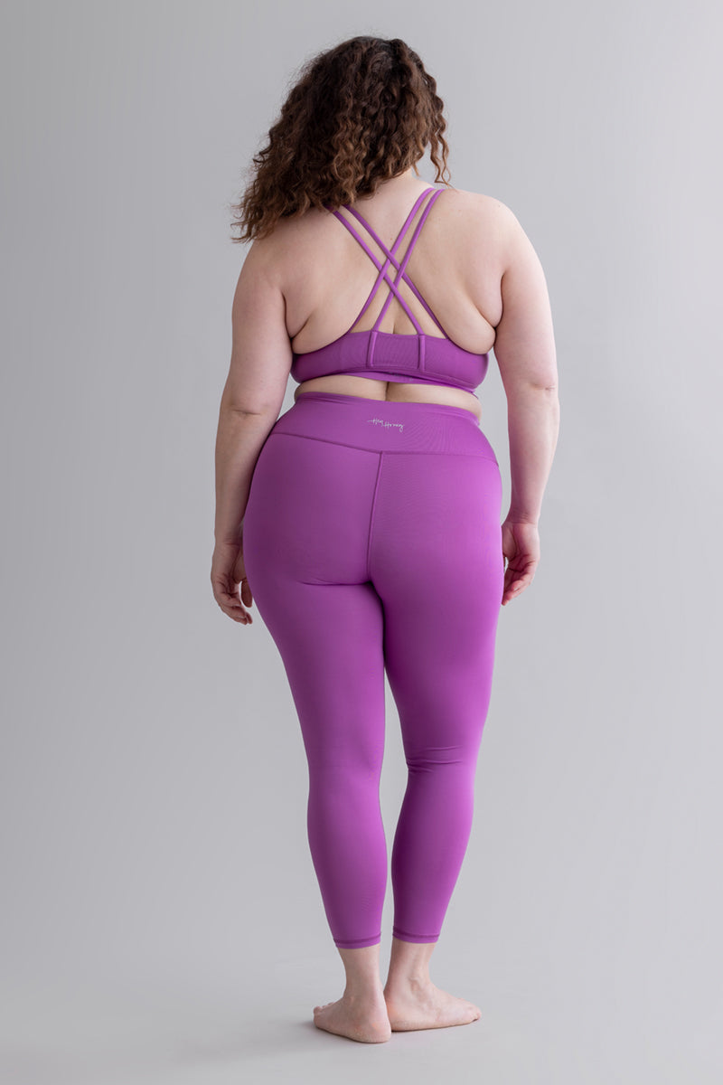 Criss-Cross Bra Striking Purple | Hey Honey & Active Wear