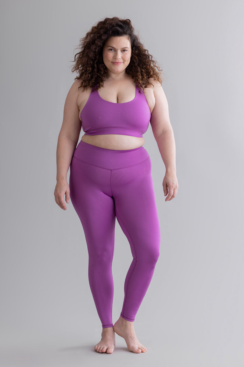 Criss-Cross Bra Striking Purple | Hey Honey & Active Wear