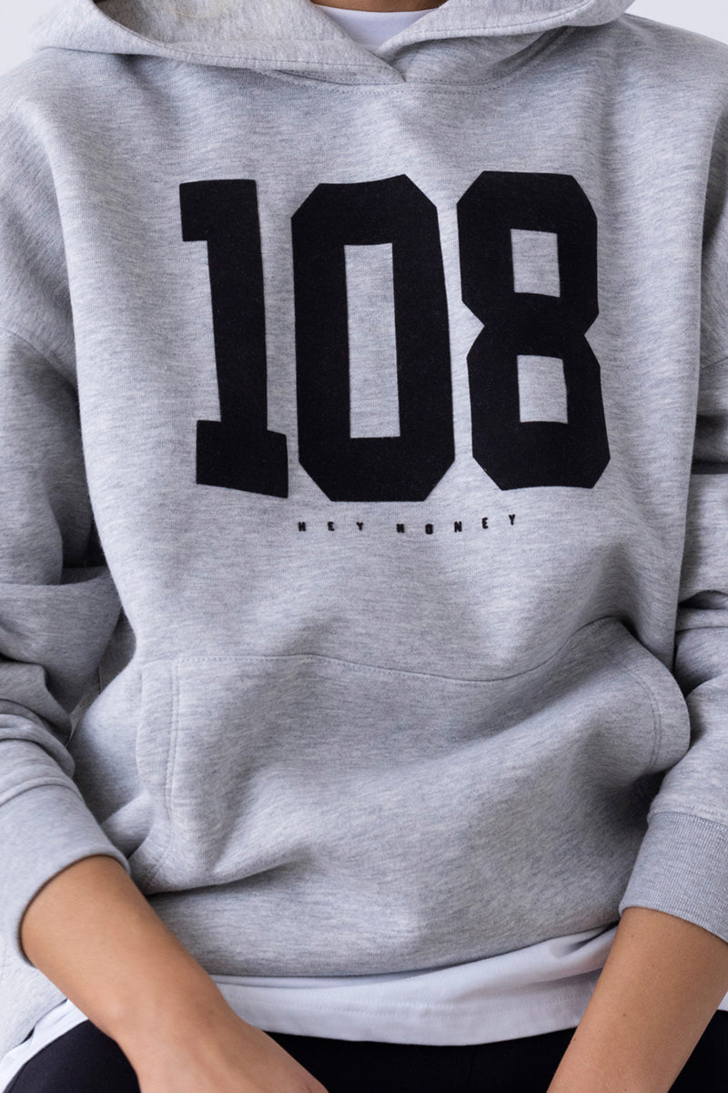 Hoodie Grey Melange 108 | Hey Honey & Active Wear