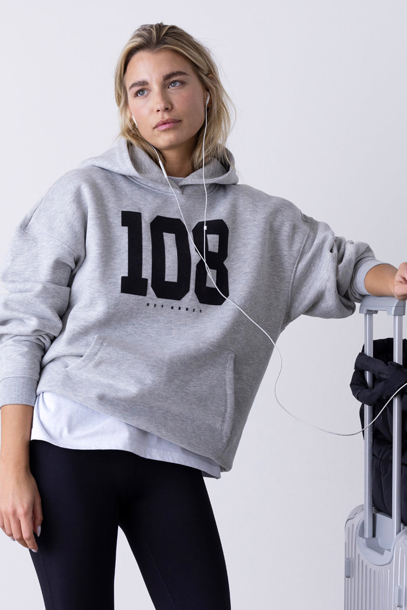 Hoodie Grey Melange 108 | Hey Honey & Active Wear