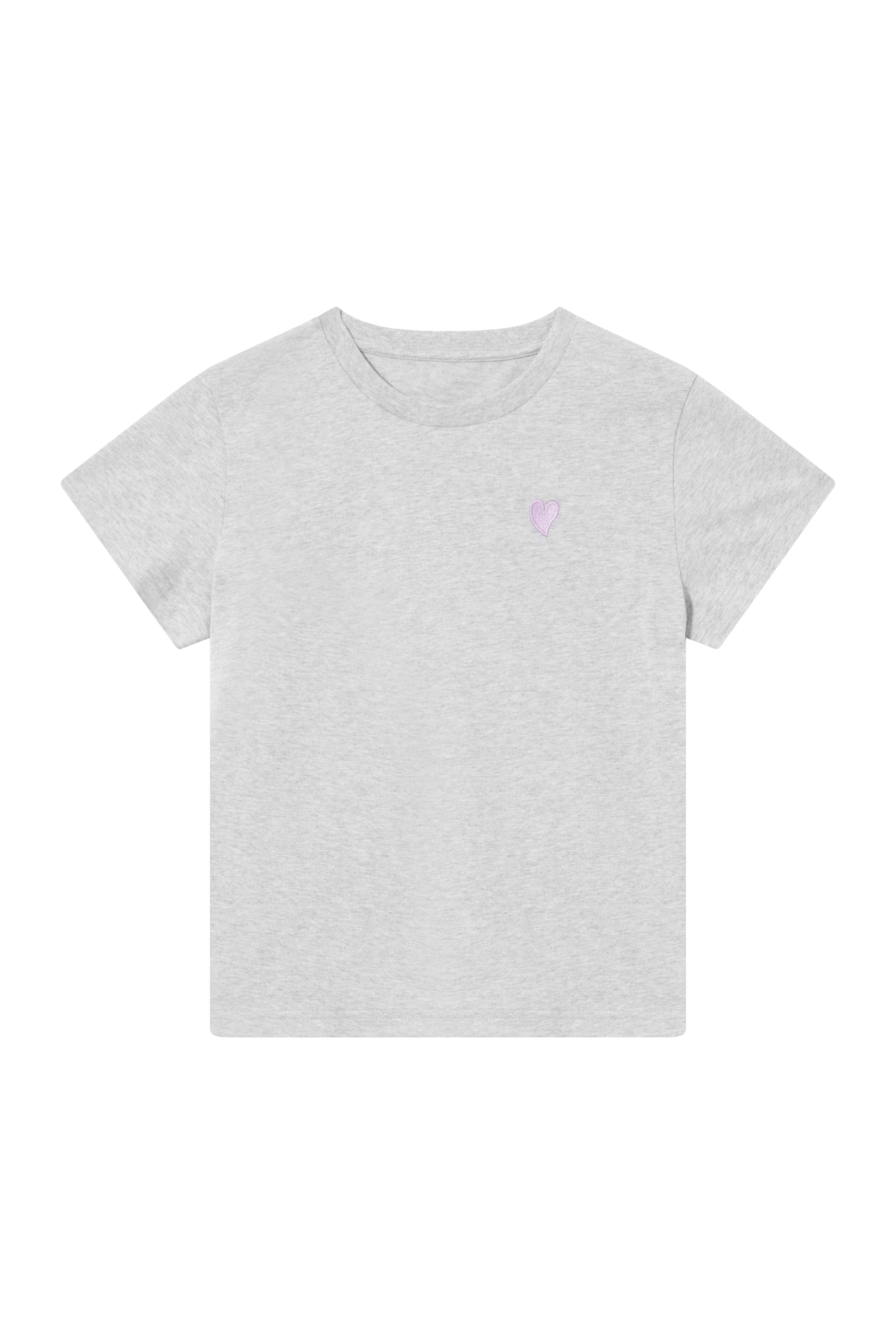 Kids T-Shirt Lilac Heart | Hey Honey & Active Wear