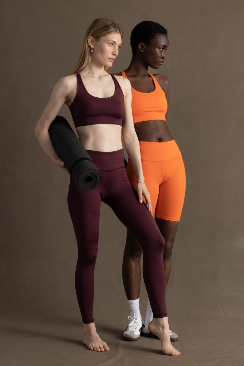 Biker Orange | Hey Honey Yoga & Active Wear