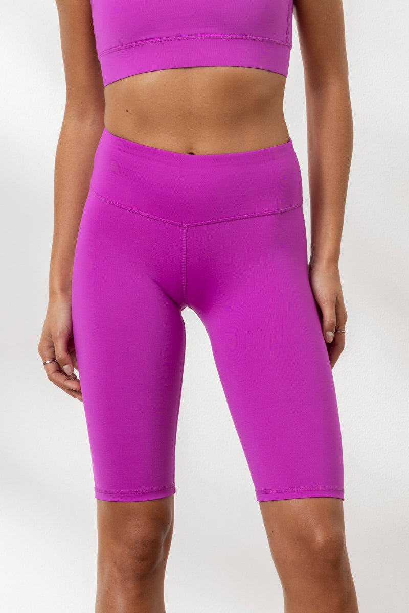Long Biker Cactus Flower | Hey Honey Yoga & Active Wear