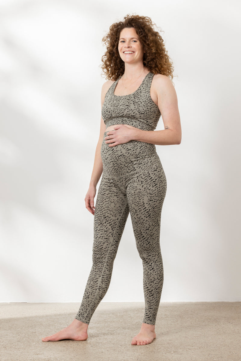 Maternity Leggings Feather | Hey Honey Yoga & Active Wear
