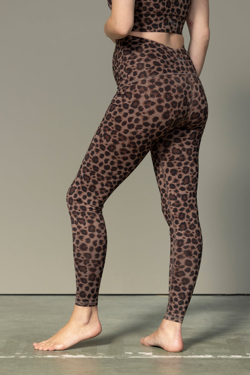 Maternity Leggings Leo Cocoa | Hey Honey Yoga & Active Wear