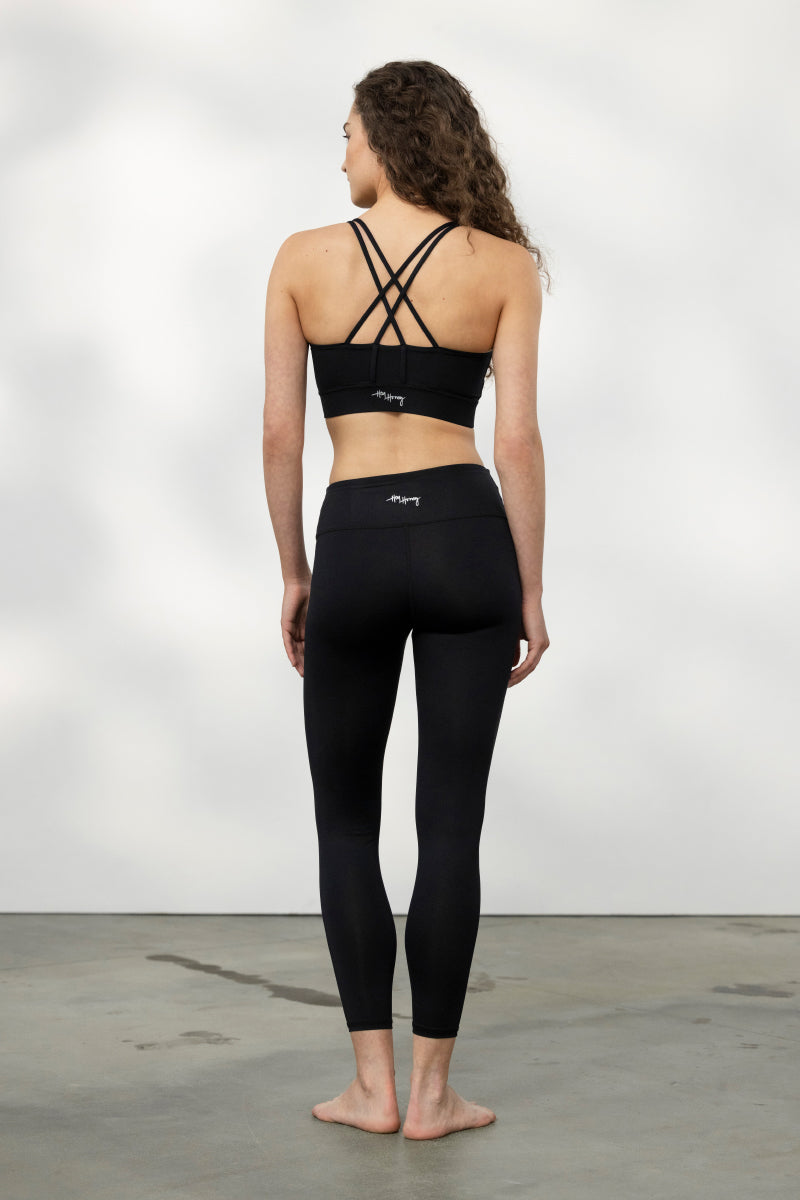 Cropped Leggings Black | Hey Honey Yoga & Active Wear