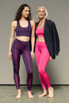 Leggings Unicolor Fuchsia | Hey Honey Yoga & Active Wear
