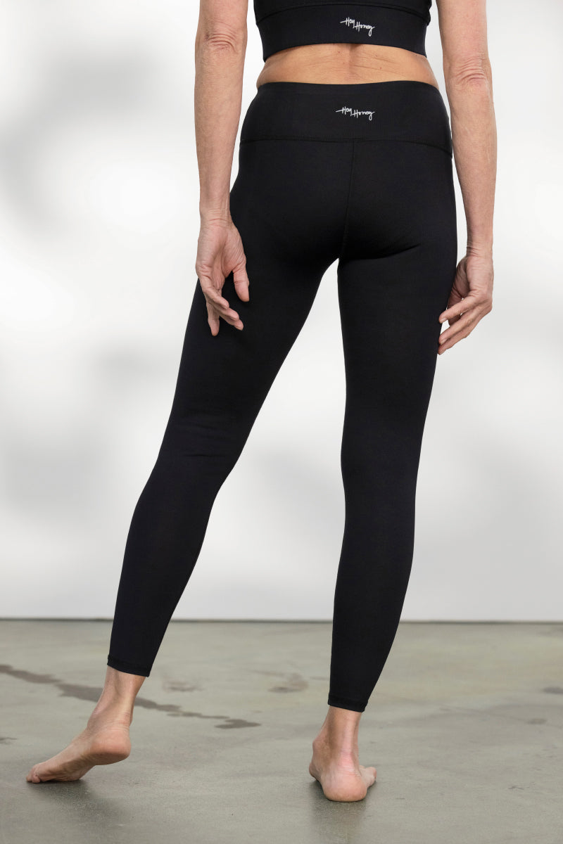 Cropped Leggings Black | Hey Honey Yoga & Active Wear