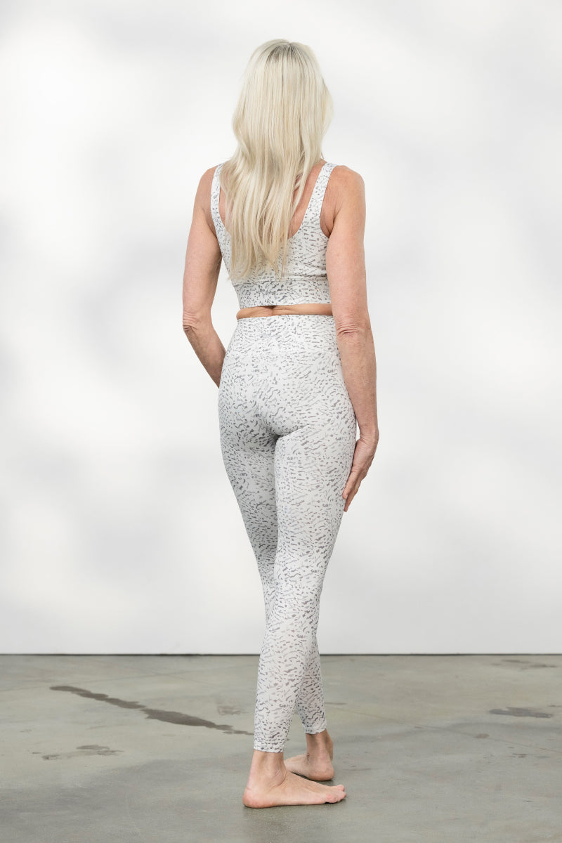 Bustier Feather White | Hey Honey Yoga & Active Wear
