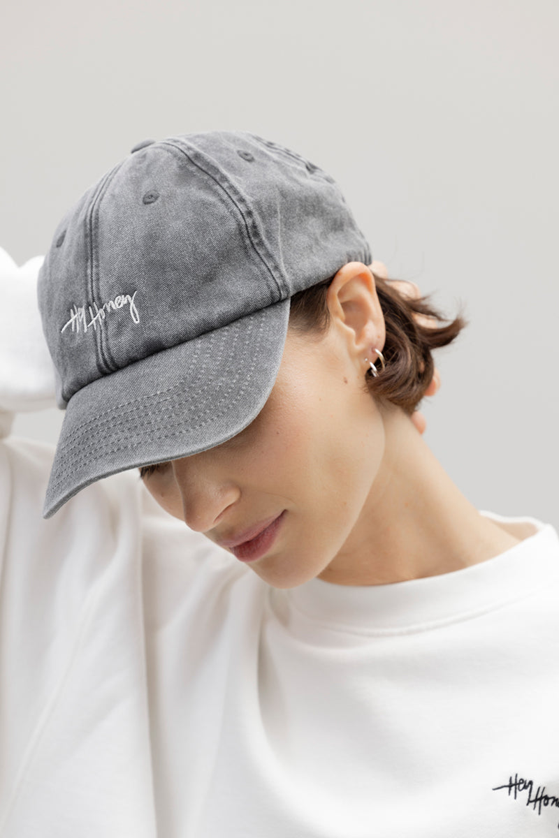 Vintage Black Cap | Hey Honey & Active Wear