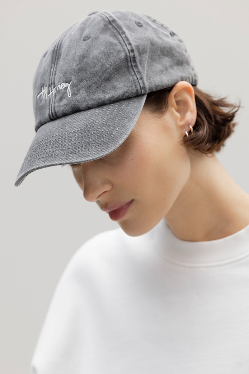 Vintage Black Cap | Hey Honey & Active Wear