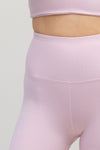 High-Waist Leggings Ribbed Dawn Pink | Hey Honey & Active Wear