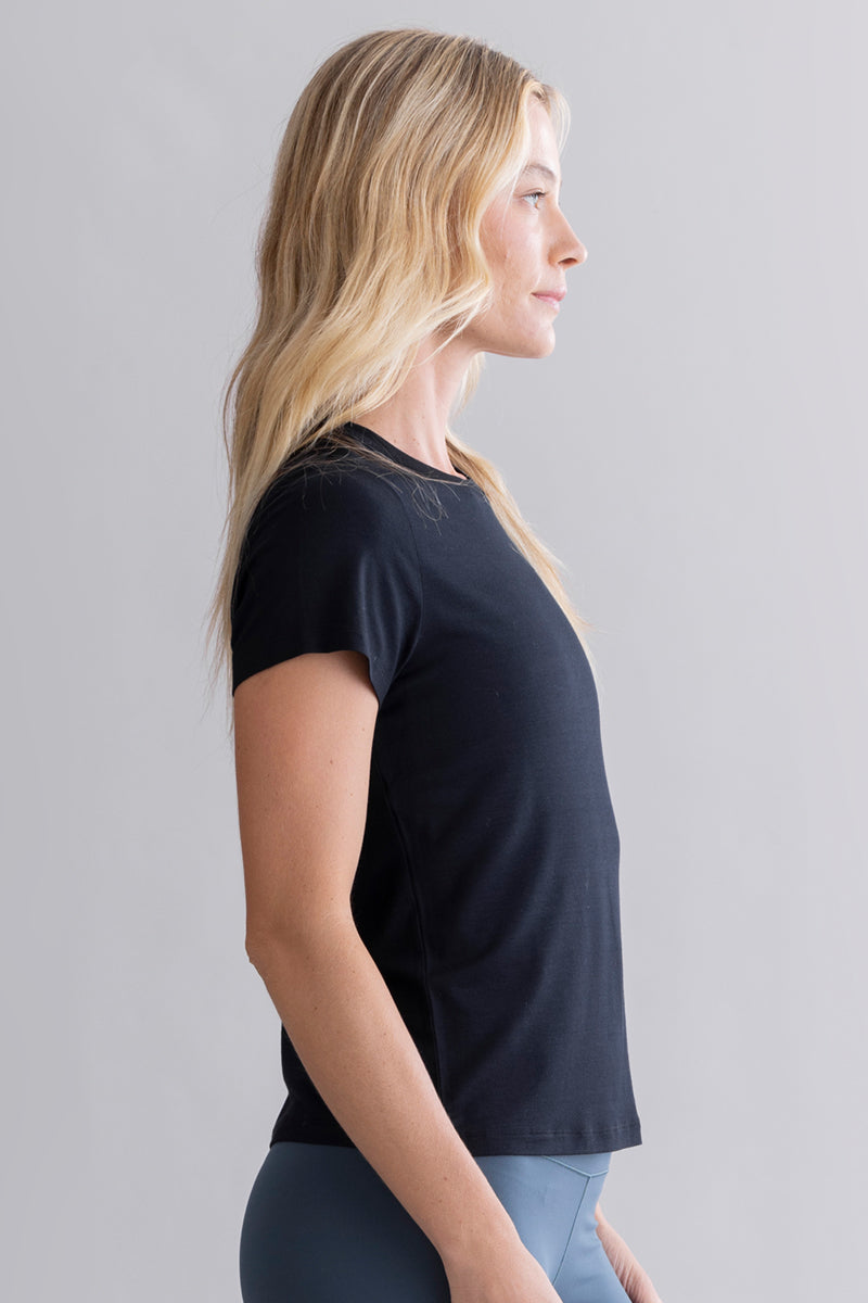 Active T-Shirt Black | Hey Honey & Active Wear