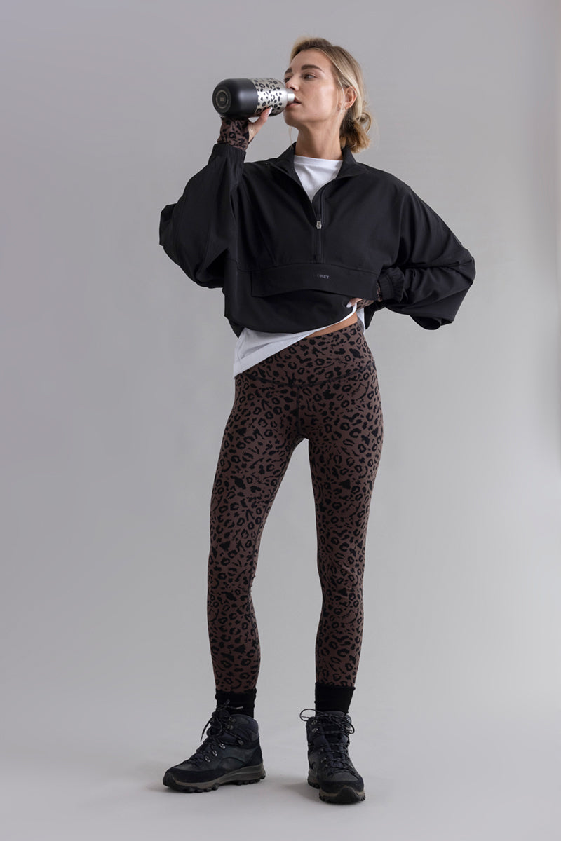 Ribstop Pull Over Jacket Black | Hey Honey & Active Wear