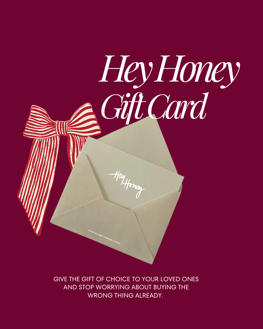 Hey Honey E-Gift Card | Hey Honey Yoga & Active Wear
