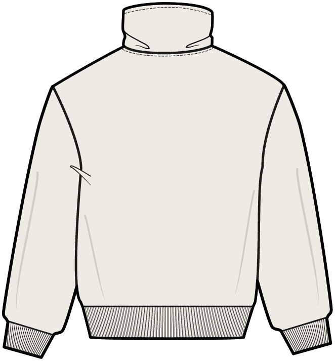 Stand up Sweater Off White | Hey Honey & Active Wear