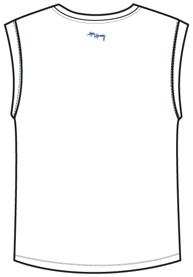 Muscle Tank Strawberries White | Hey Honey & Active Wear