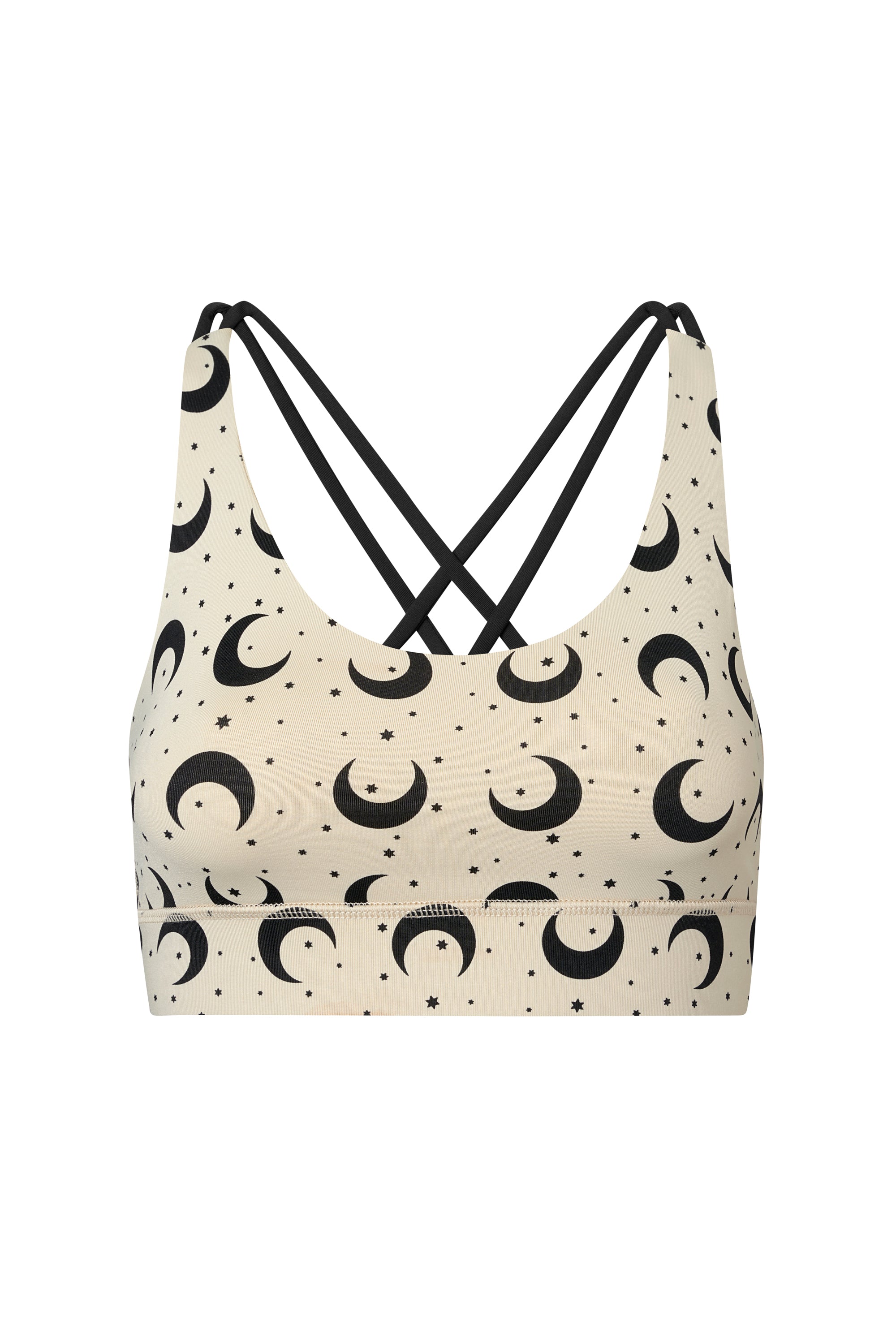 Criss-Cross Bra Moon French Oak | Hey Honey Yoga & Active Wear