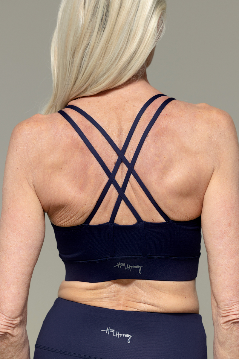 Criss-Cross Bra Eclipse | Hey Honey Yoga & Active Wear