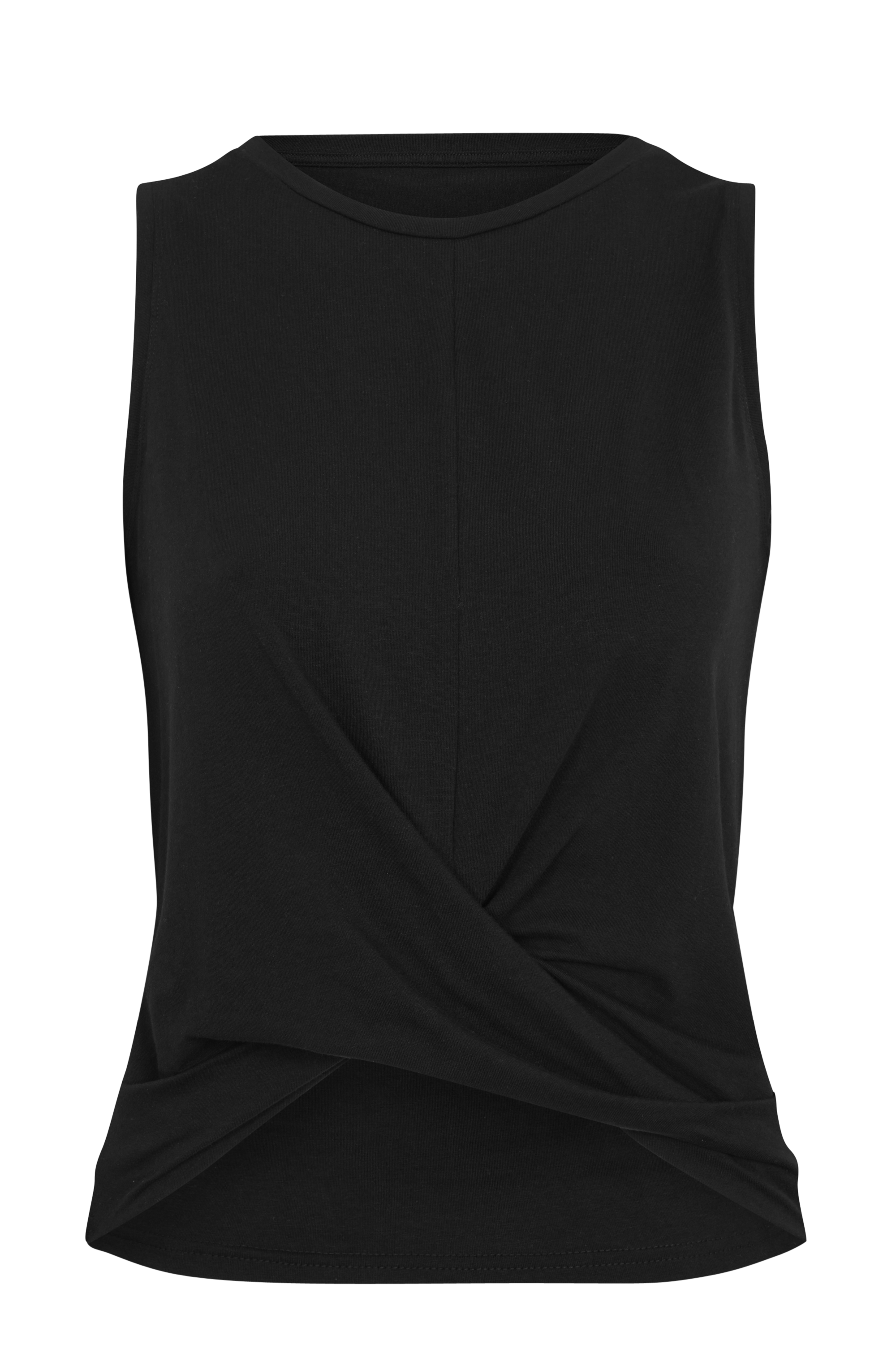 Cropped Top black - Hey Honey Yoga